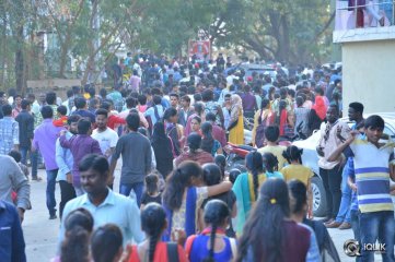 Winner Movie Team at Chaitanya College in Warangal